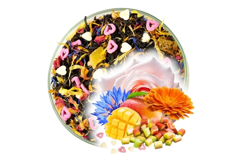 Herbata Czarna LOVE TEA (KT) (50g) Aromatyczny Napój Miłosny !!